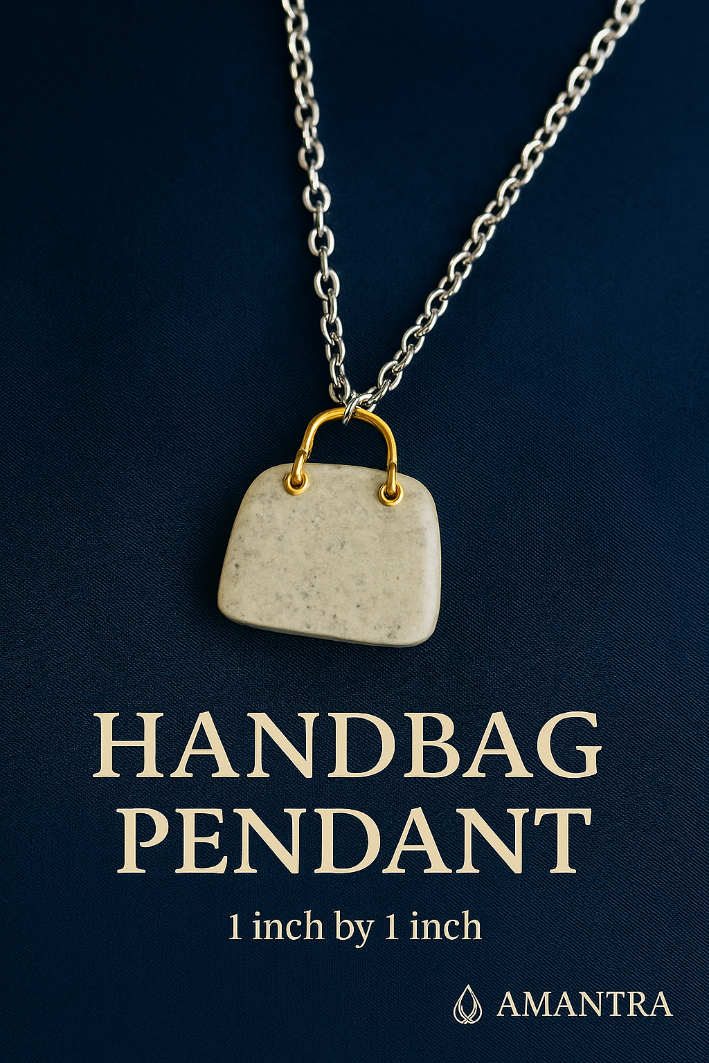 Amantra Crystal Handbag Necklace