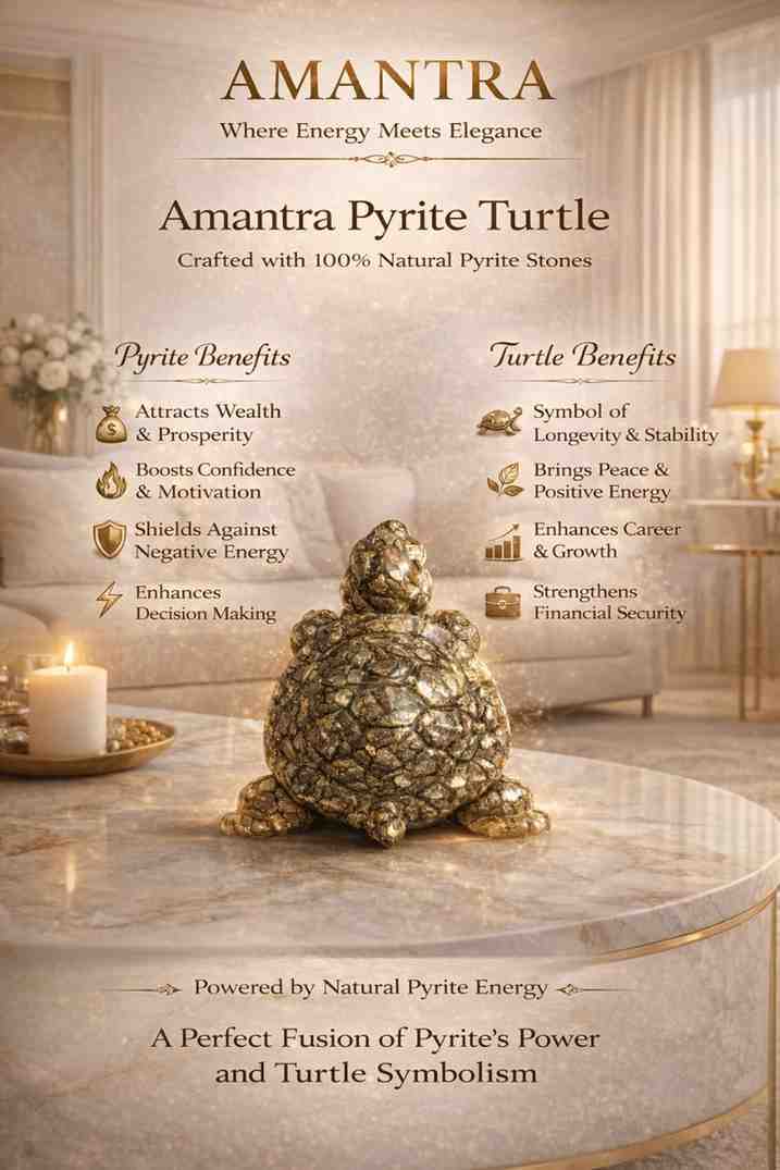 Amantra Pyrite Turtle