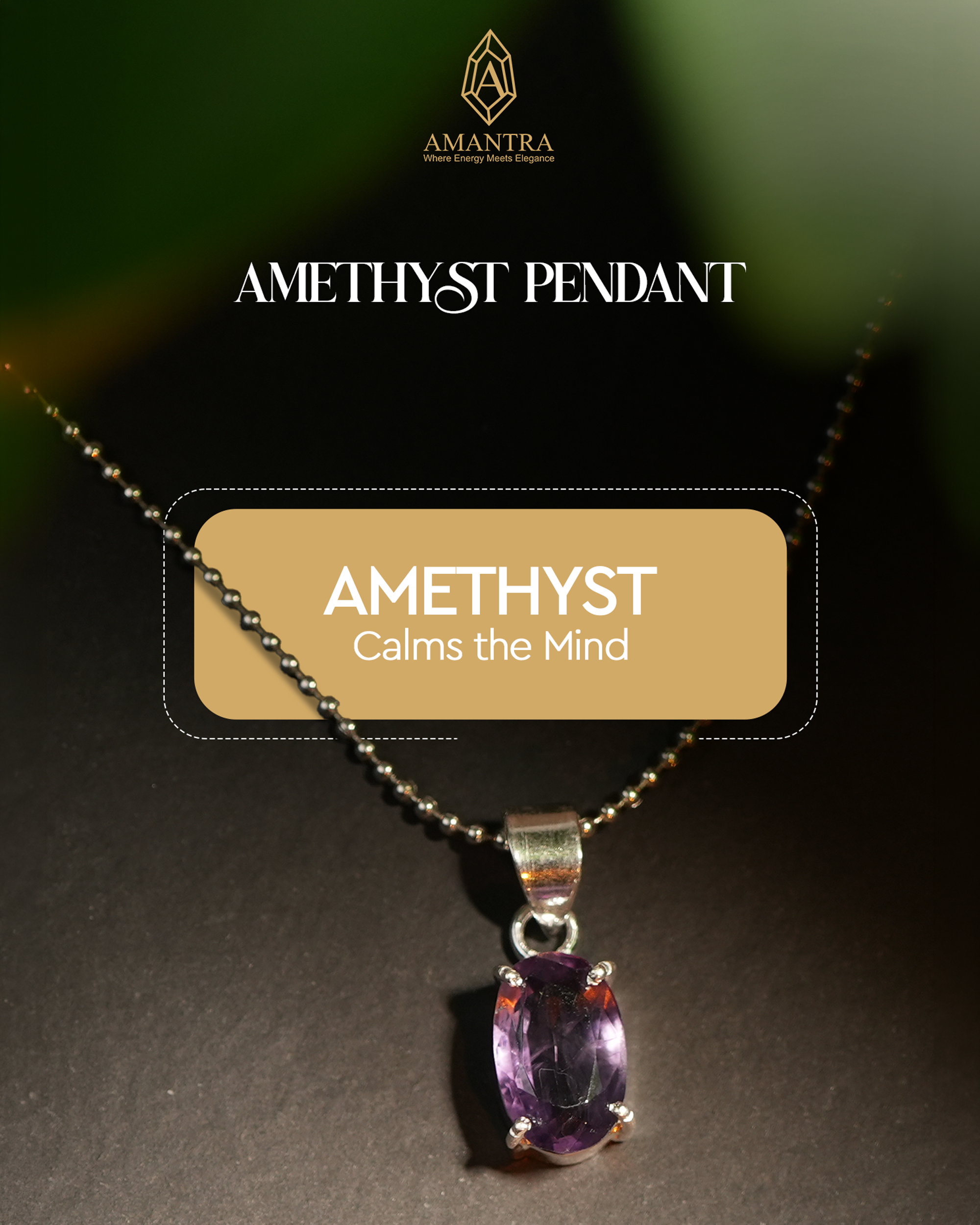 Amantra Amethyst Pendant