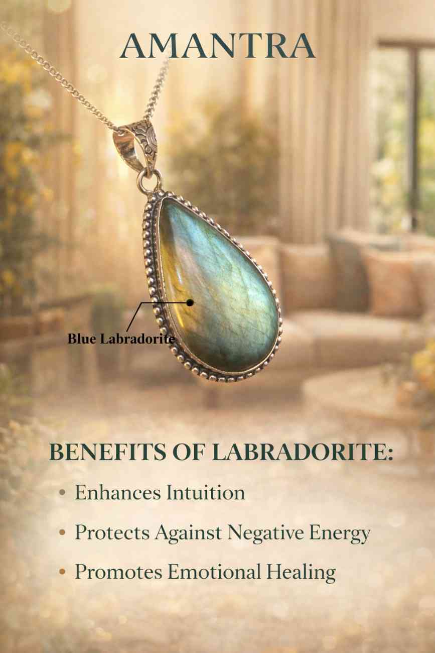 Amantra Blue Labradorite Pendant