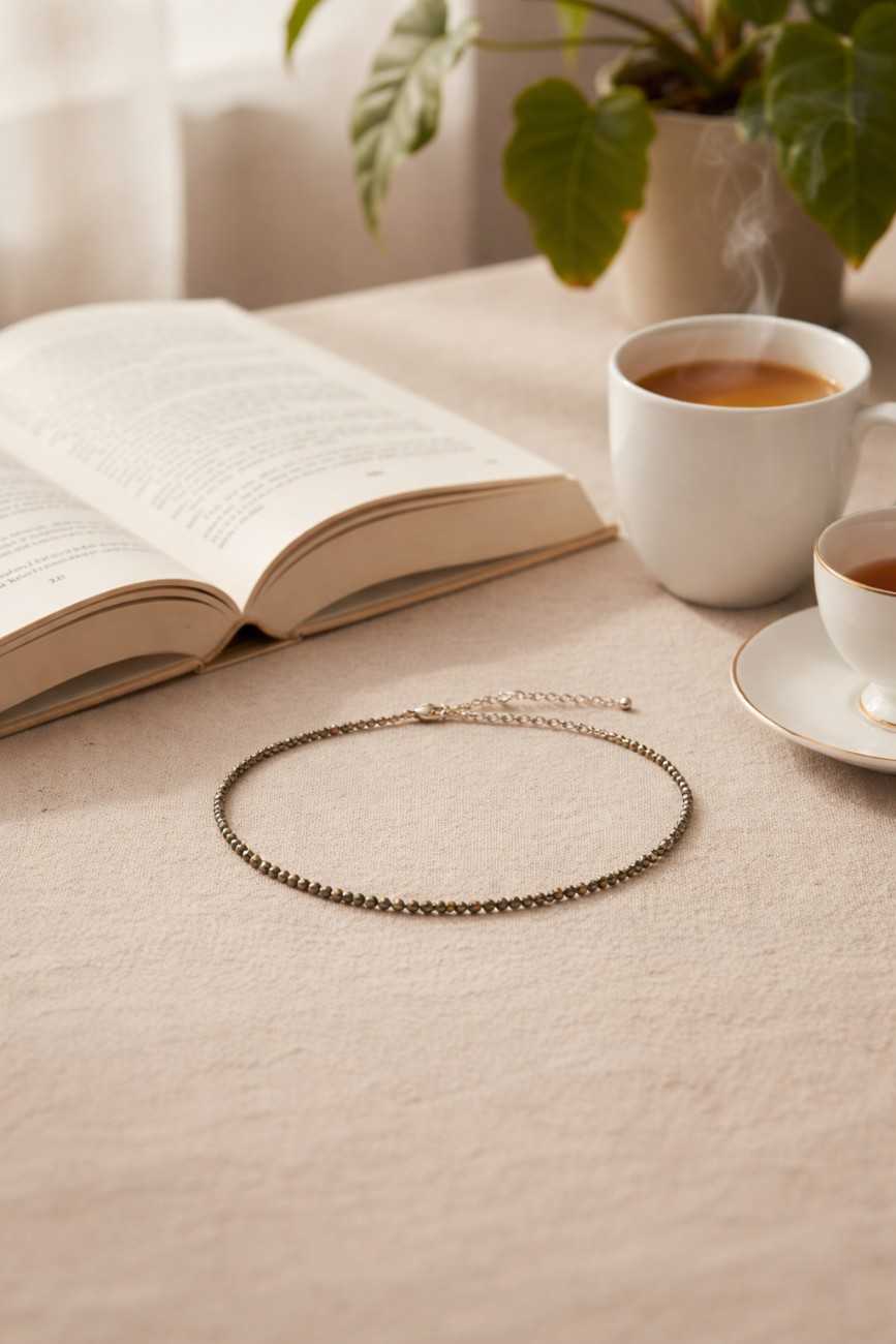 Amantra Pyrite Anklet