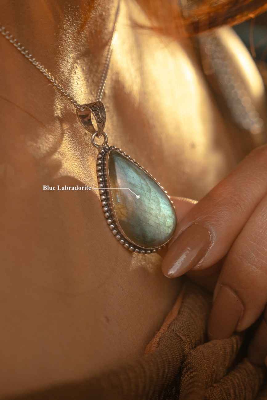 Amantra Blue Labradorite Pendant