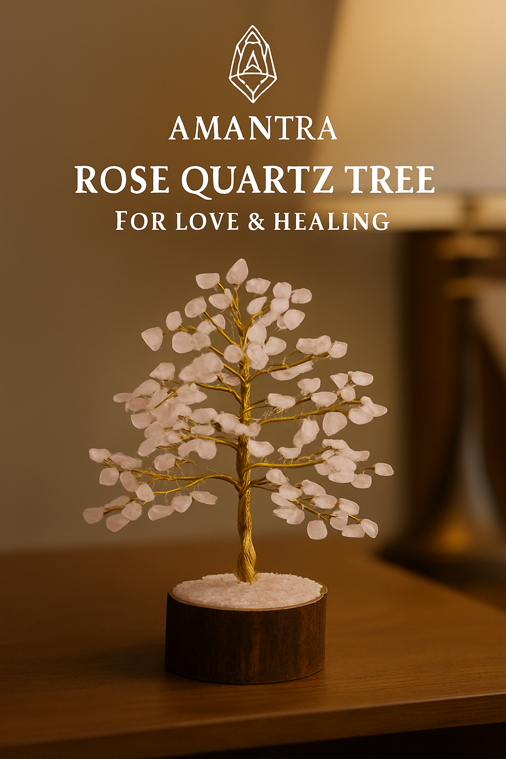 Rose Quartz Energy Tree