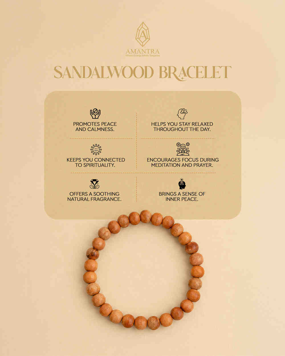 Amantra Sandalwood Bracelet