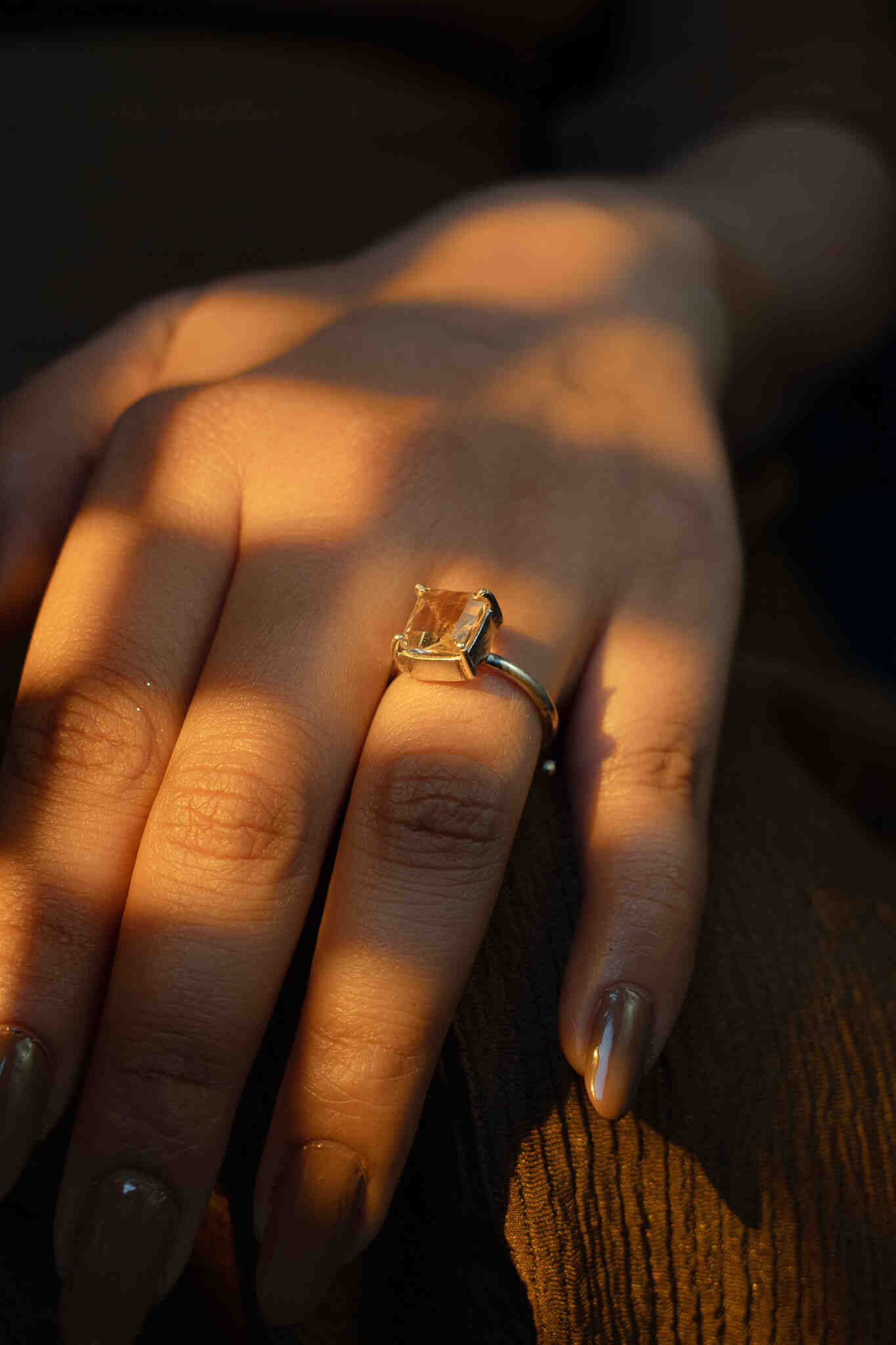 Amantra Citrine Ring