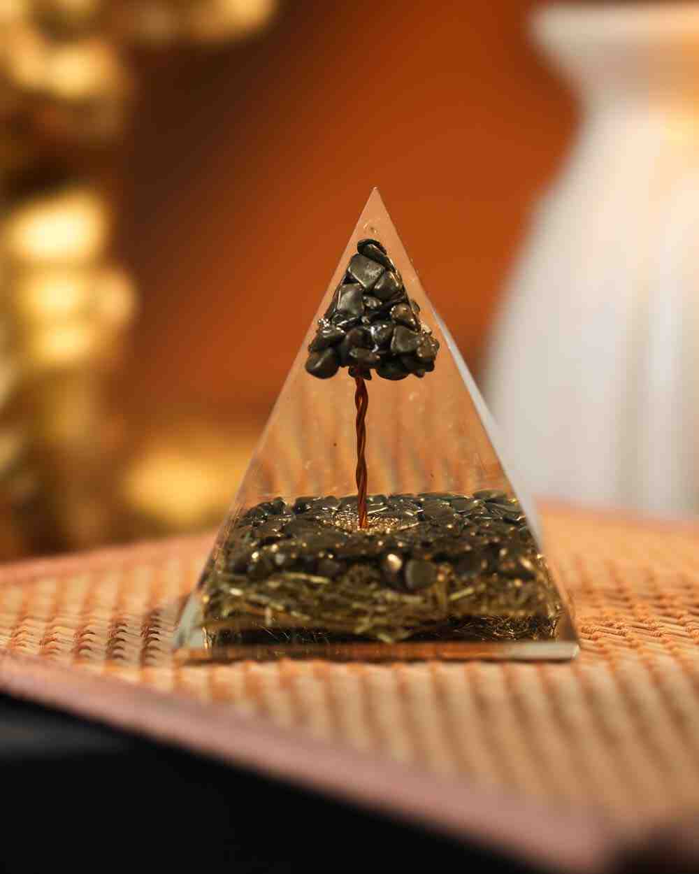 Amantra Pyrite Money Magnet Pyramid