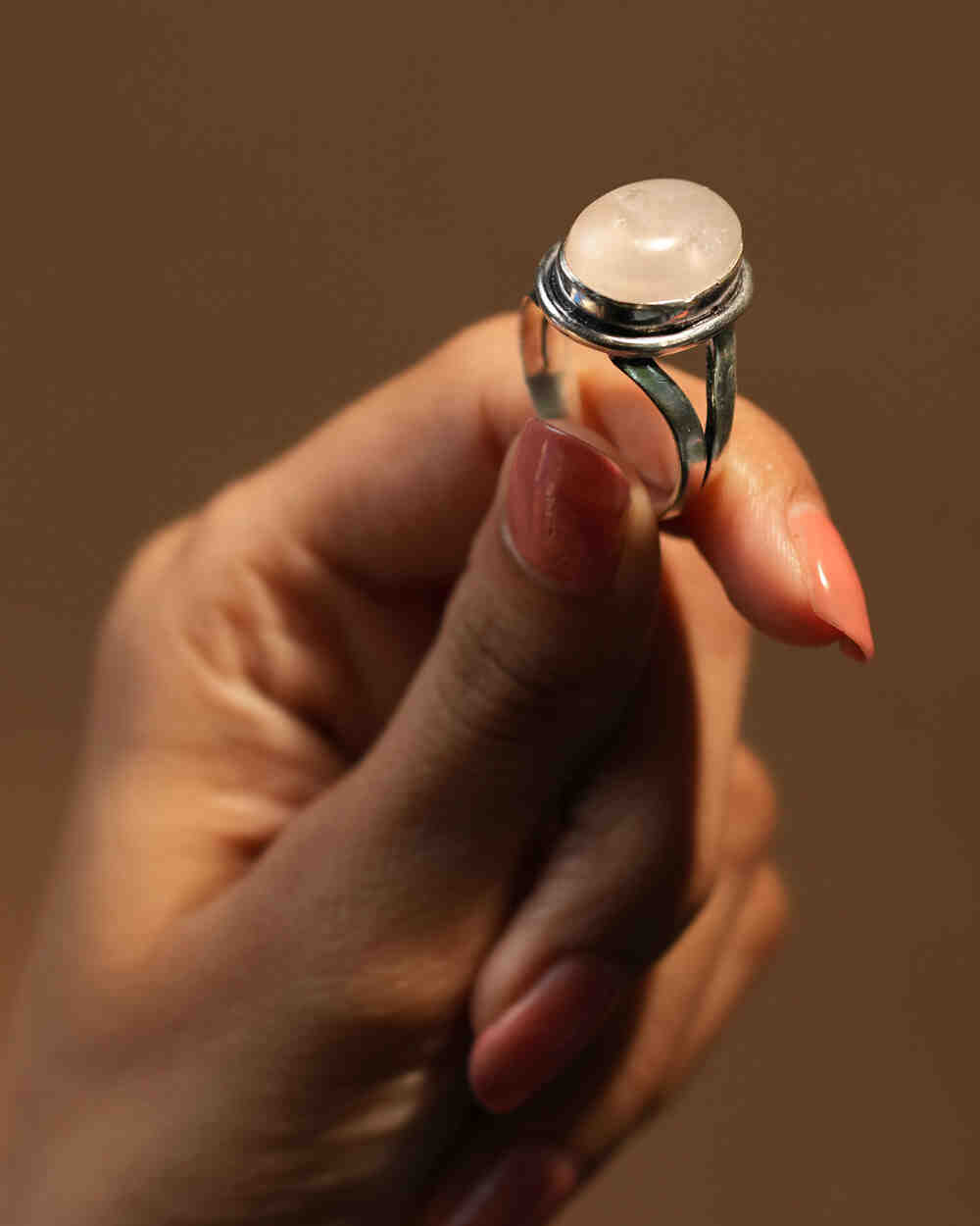 Amantra Rose Quartz ring