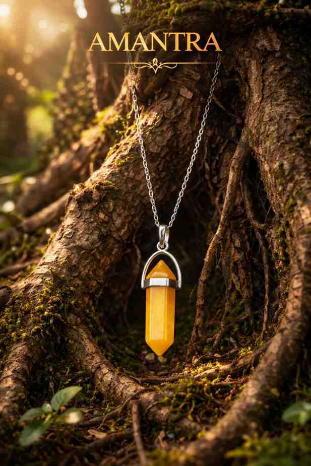 Amantra Citrine Yellow Pendant