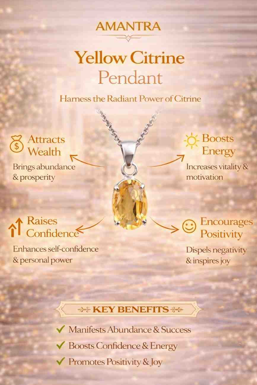 Amantra Citrine Pendant