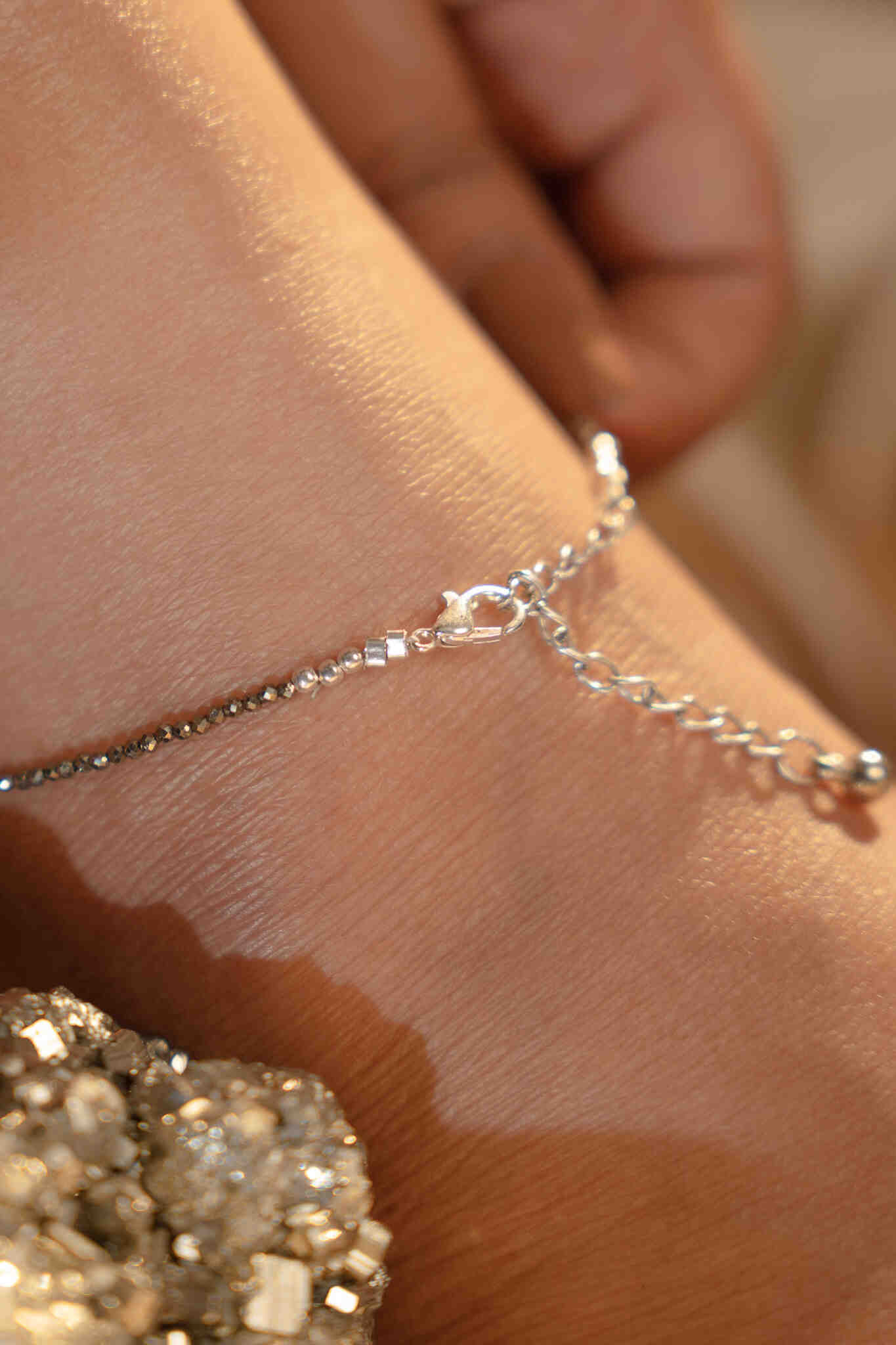 Amantra Pyrite Anklet