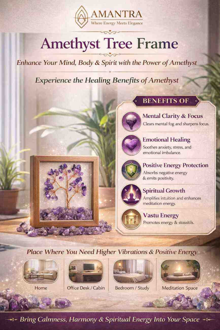 Amantra Amethyst Tree Frame