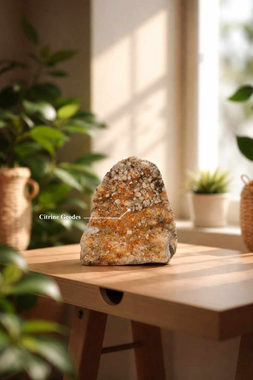 Yellow Citrine Crystal