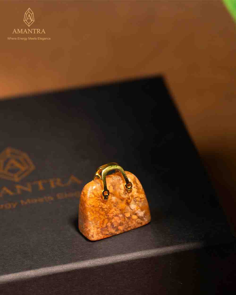 Amantra Jasper Bag Quartz Pendant