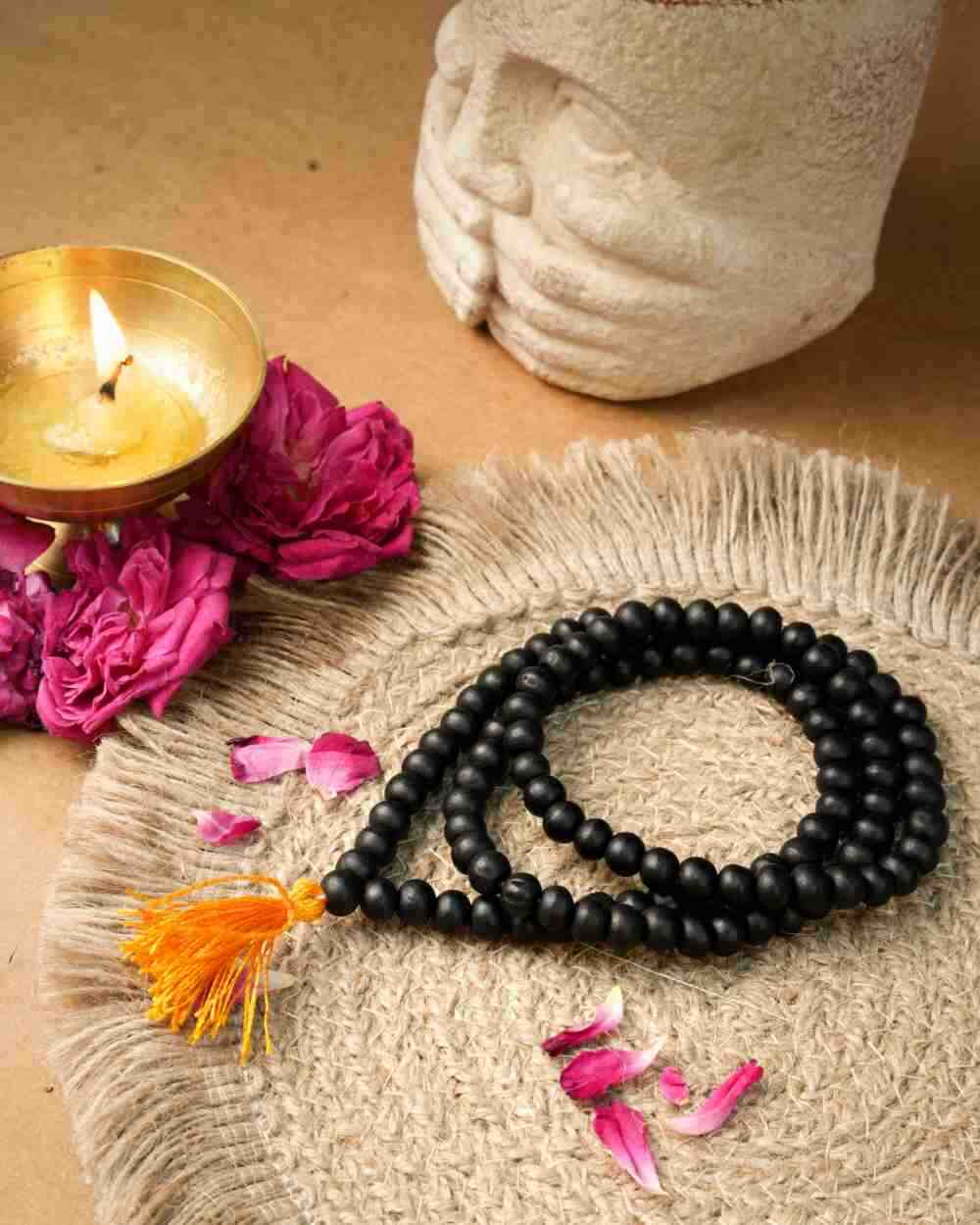 Amantra Karungali Malai (Ebony Wood Mala) – 108 Beads