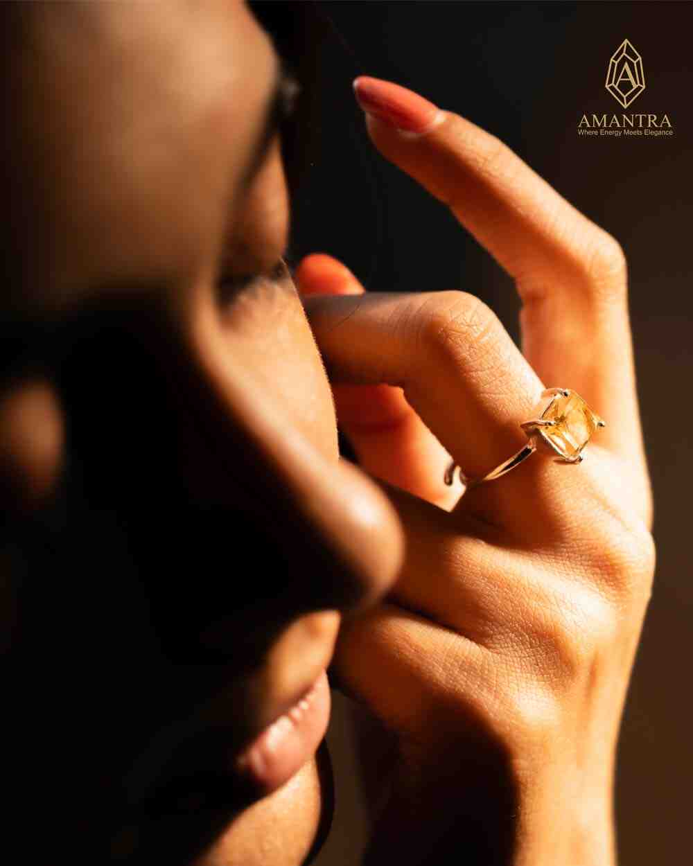 Amantra Citrine Ring