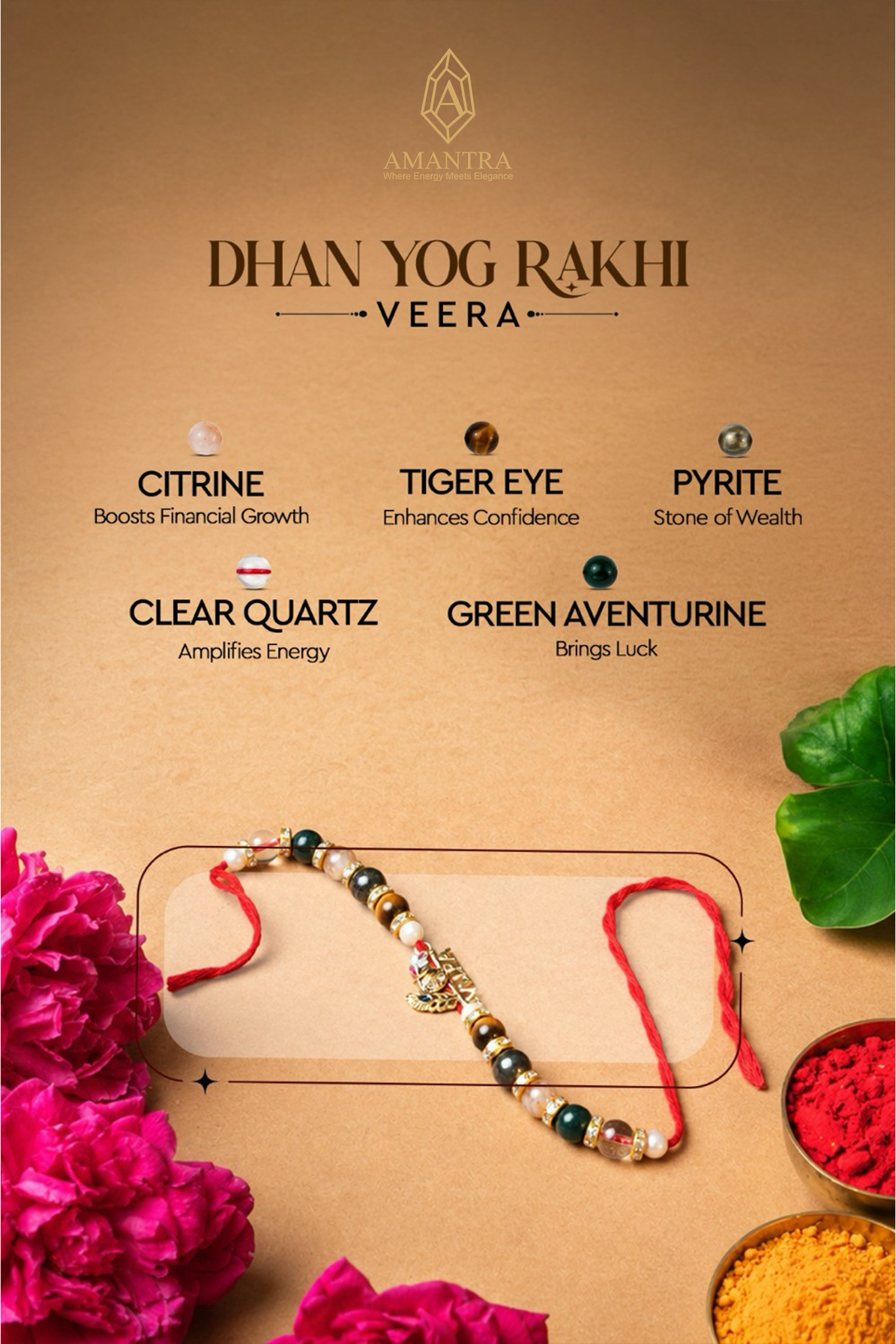 Amantra Dhan Yog Rakhi (Veera)