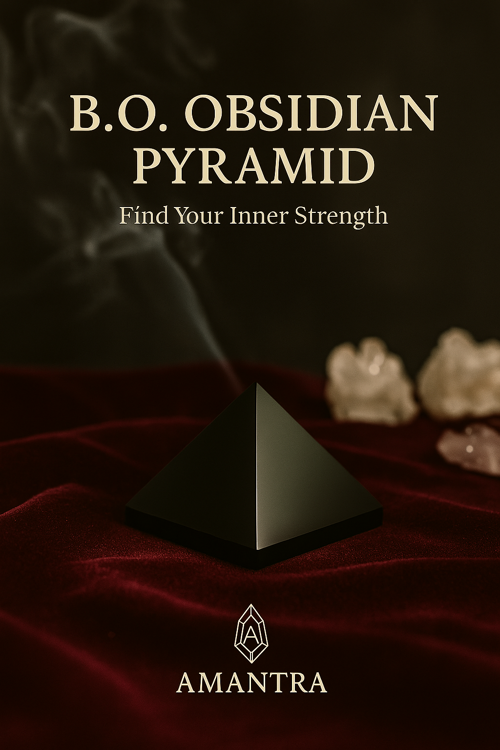 Black Obsidian Pyramid