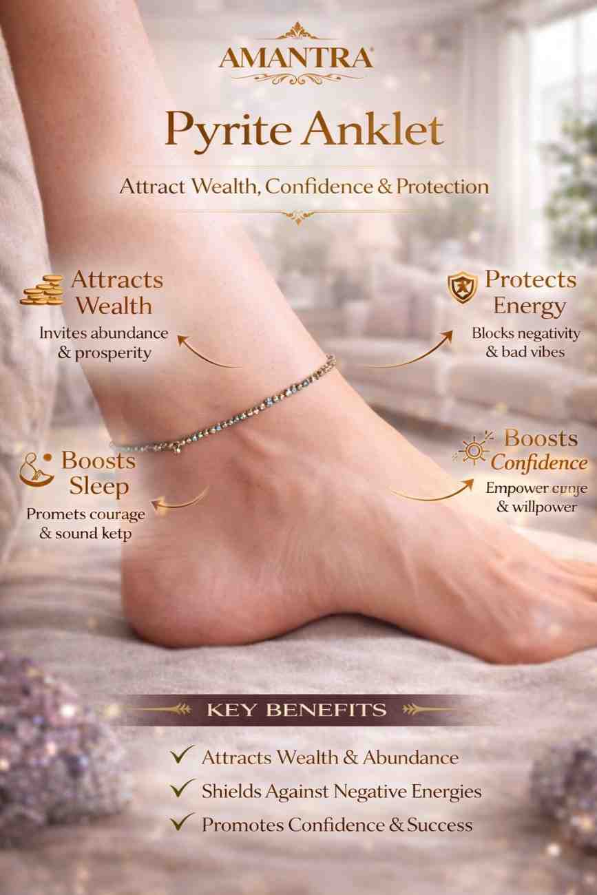 Amantra Pyrite Anklet