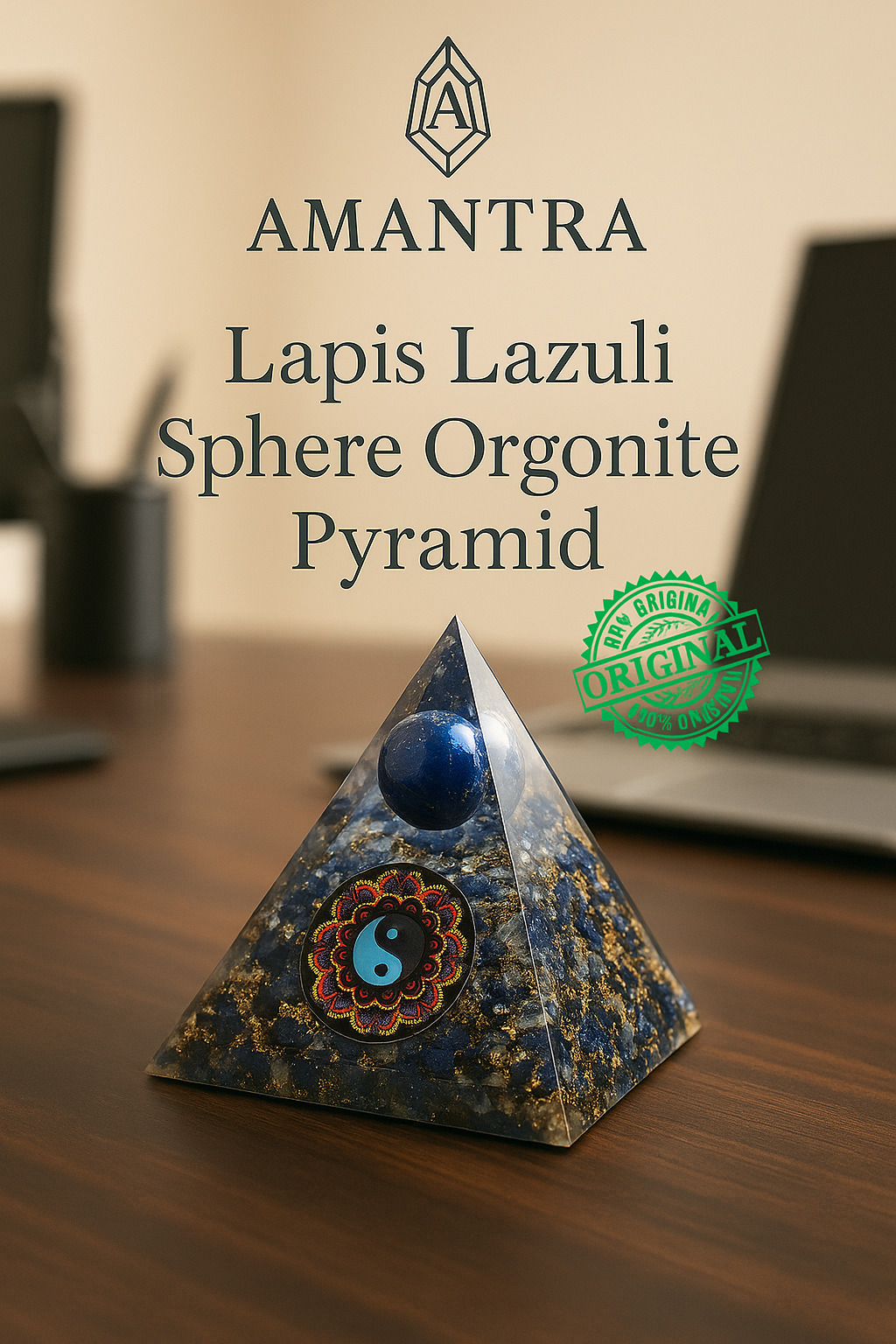 Lapis Lazuli Orgone Pyramid