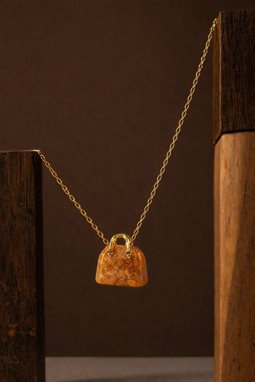 Amantra Jasper Bag Quartz Pendant