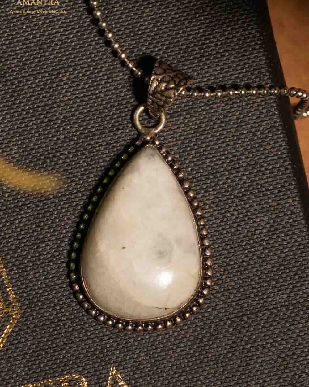 Amantra White Coral Pendant