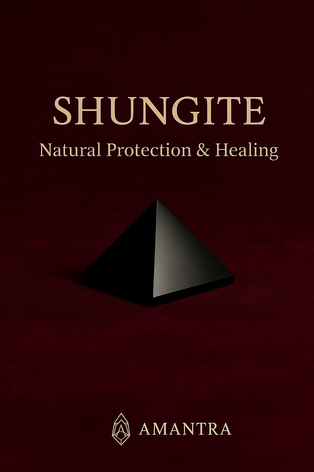 Black Obsidian Pyramid