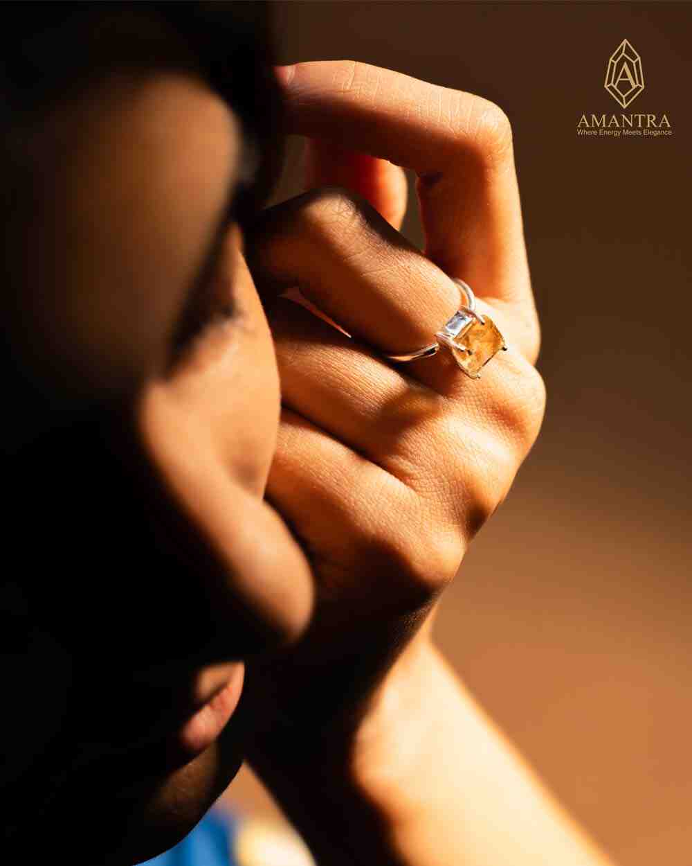 Amantra Citrine Ring