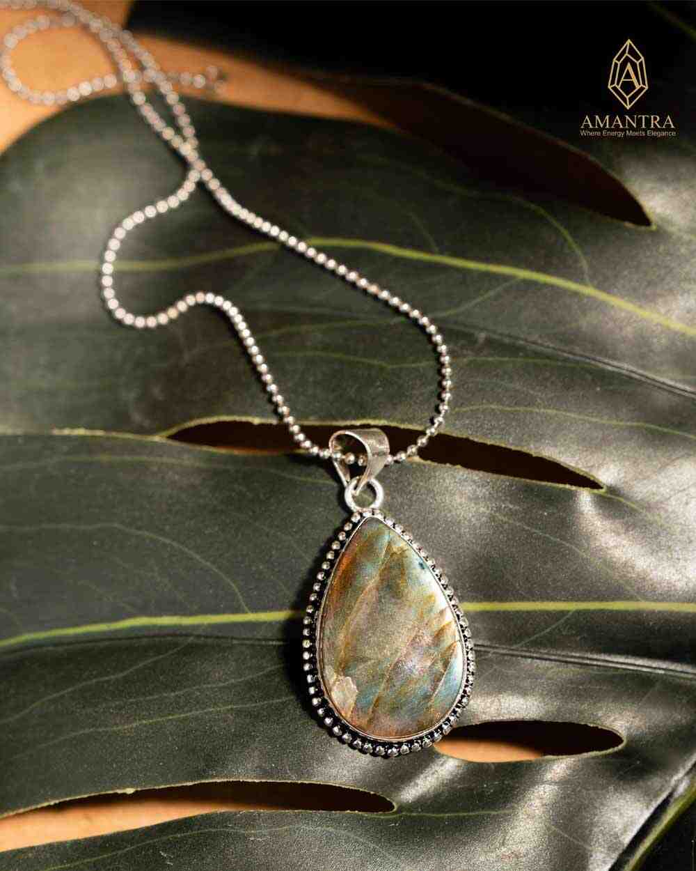 Amantra Blue Labradorite Pendant