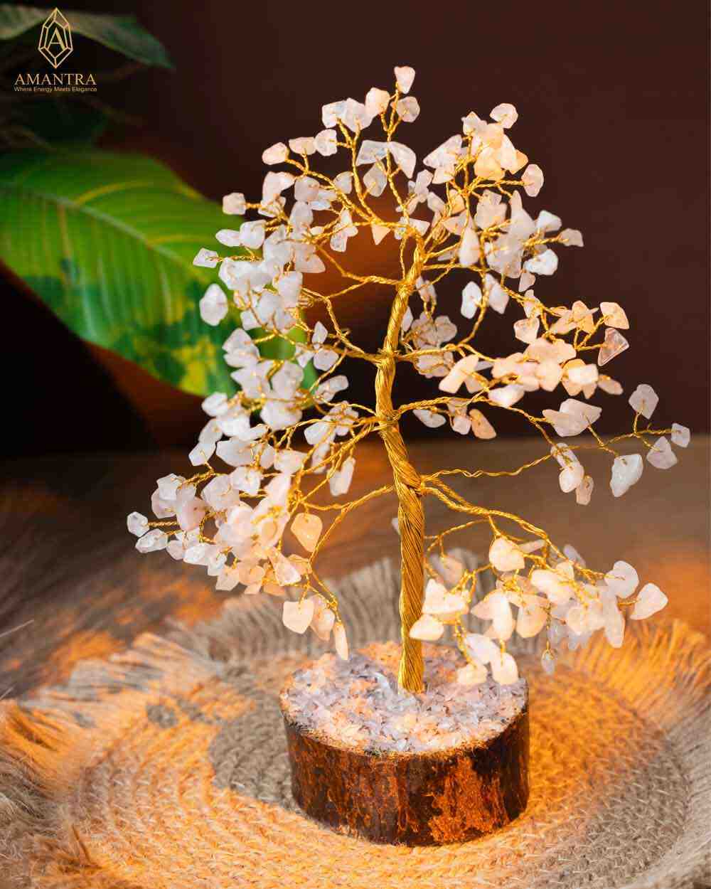 Amantra Rose Quartz Tree
