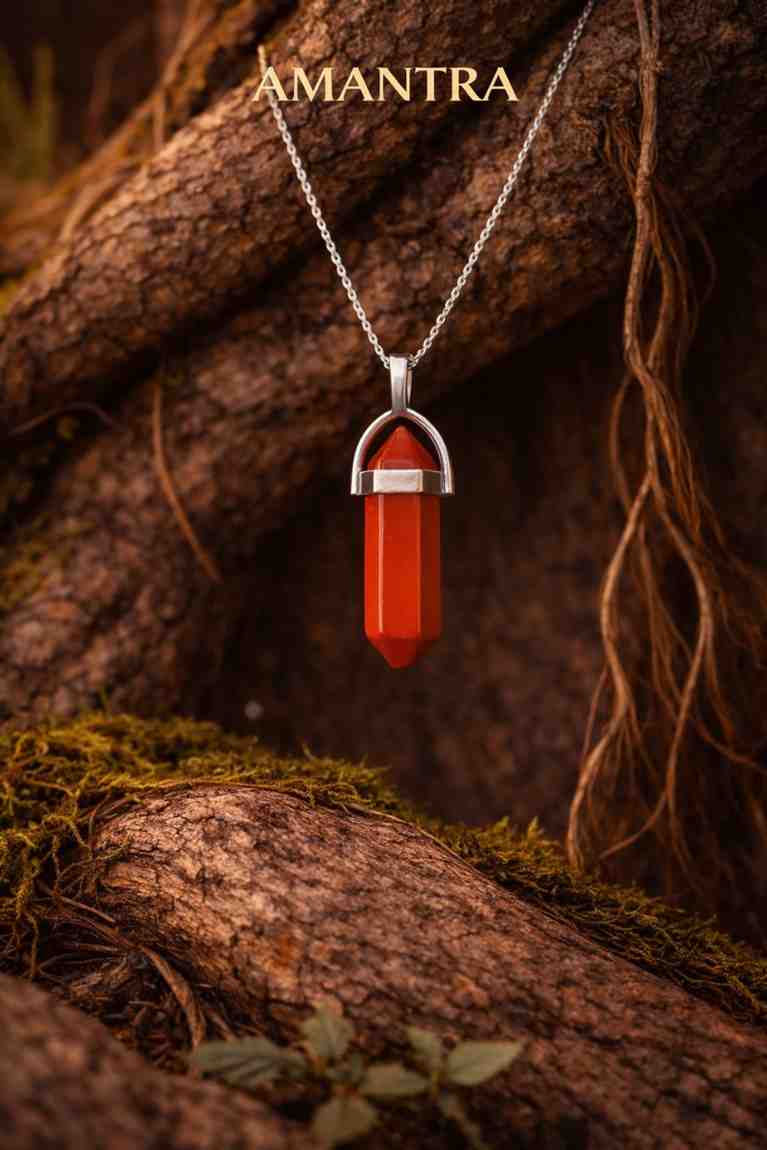 Amantra Red Jasper Pendant