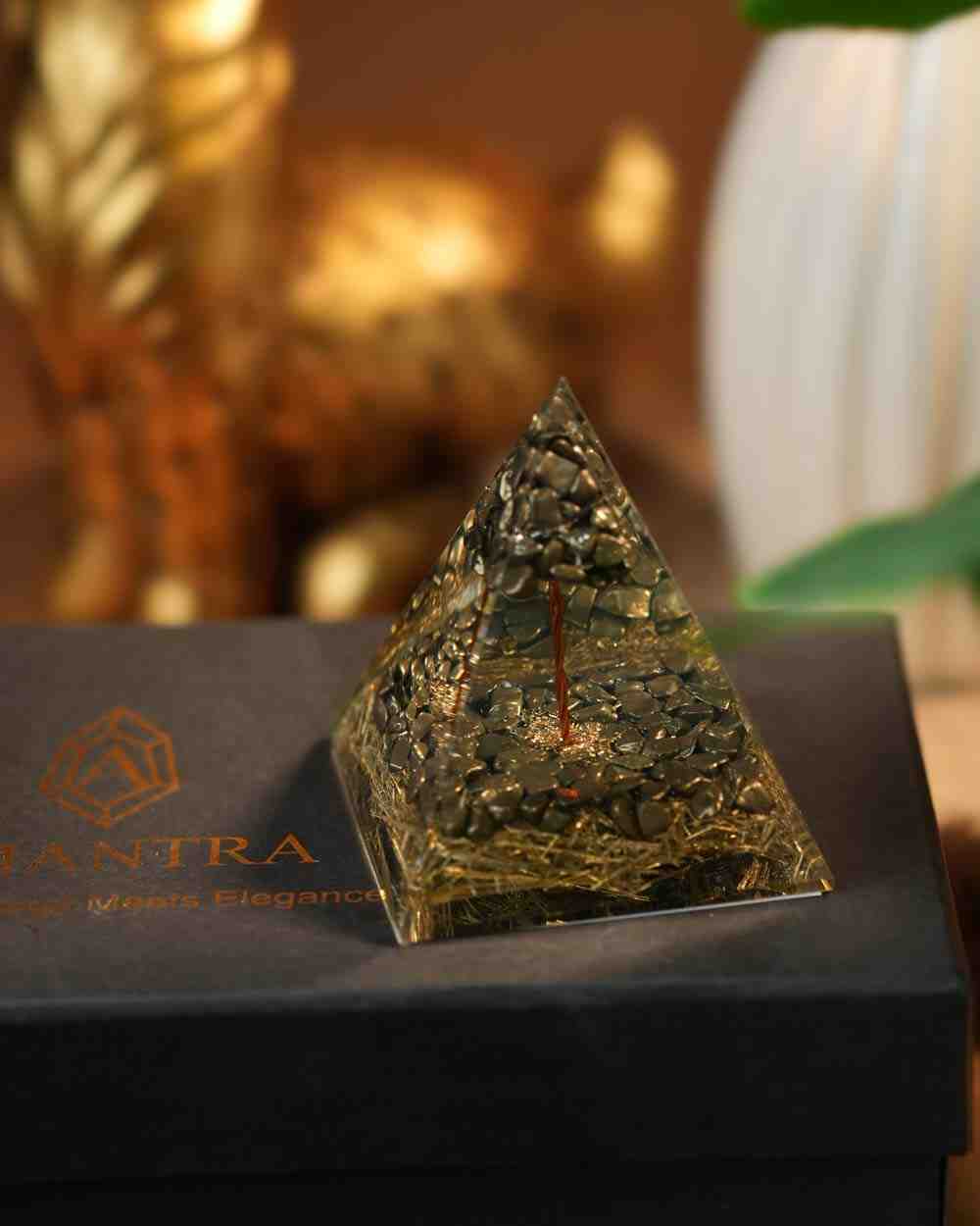 Amantra Pyrite Money Magnet Pyramid