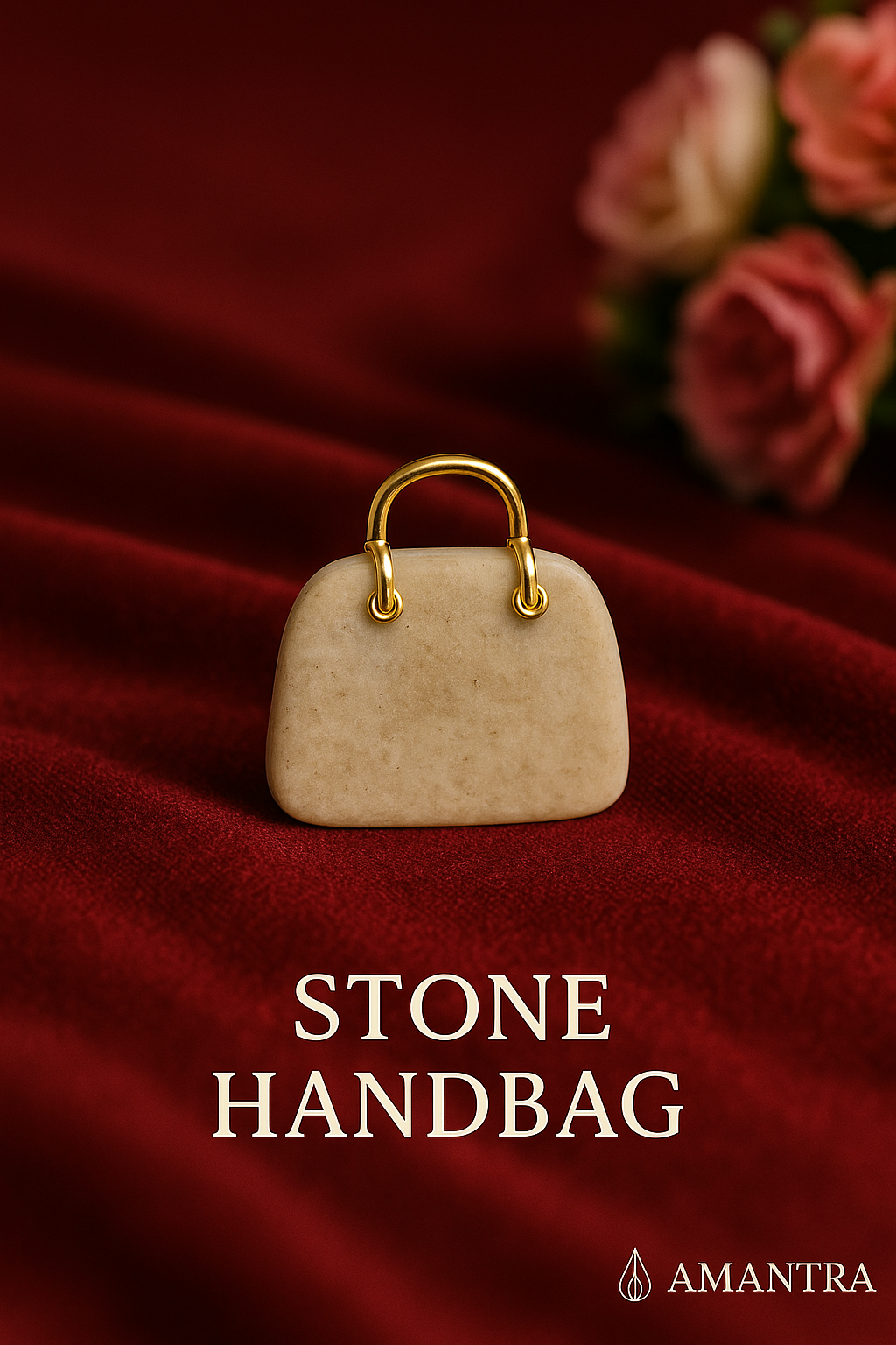 Amantra Crystal Handbag Necklace