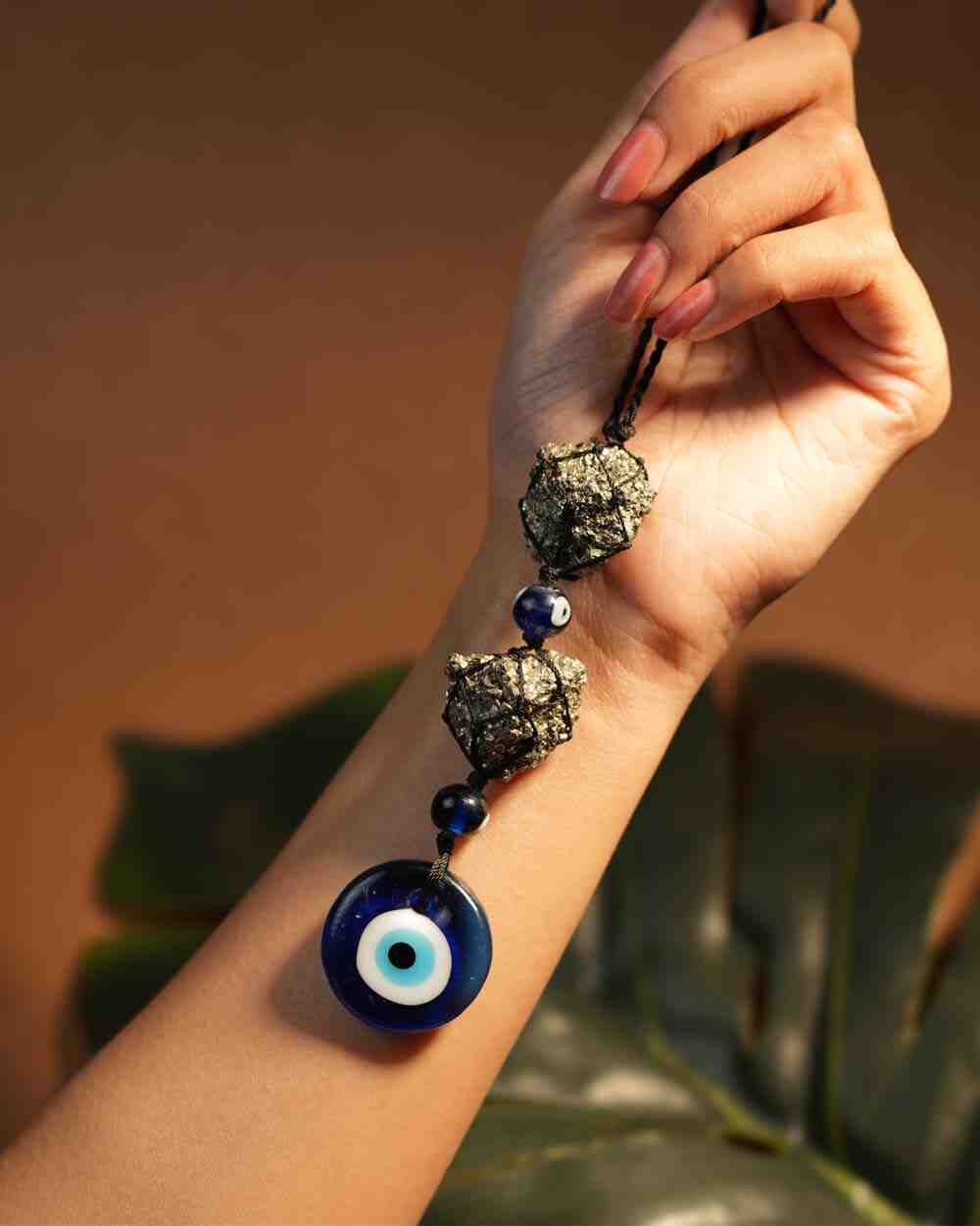 Amantra Pyrite Evil Eye Loom