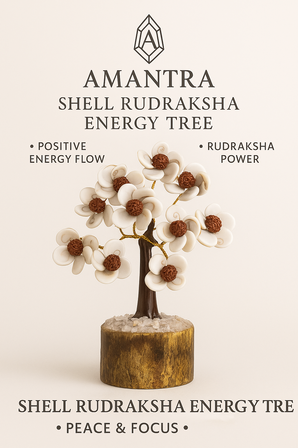 Shell & Rudraksha Tree