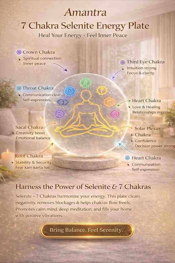 Amantra Selenite Plate